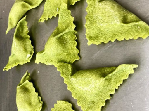 Fazzolettino fatto a mano ripieno di faraona
