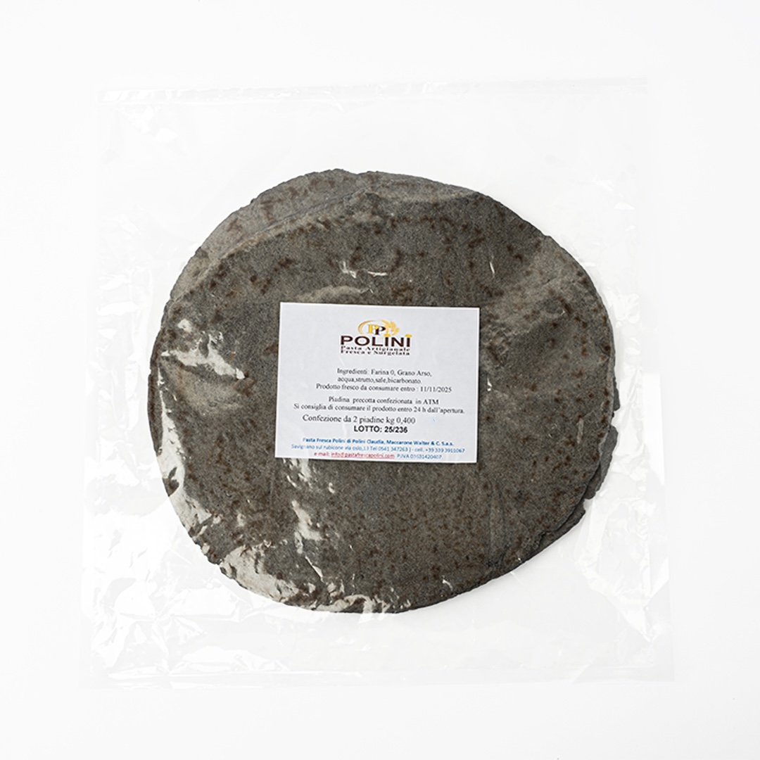 Piadina al grano arso confezione da 2 - immagine 2